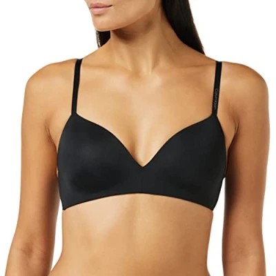 Abbildung von Calvin Klein Damen Demi Cups BH Lightly Lined Gefüttert, Schwarz (Black), 80B (36B)