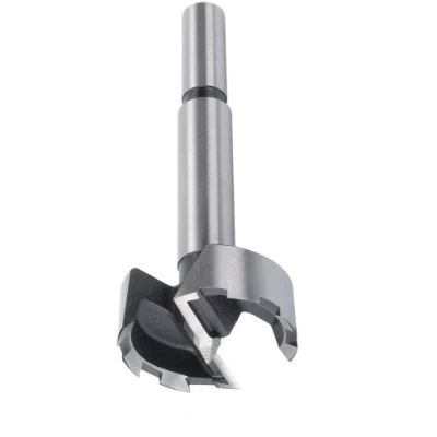 Abbildung von wolfcraft Forstnerbohrer, ⌀ 48 mm I 3328000 Bohrungen in Holz mit und ohne Tiefenbegrenzung kraftschonendes Arbeiten reduzierte Wärmeentwicklung 2 scharfe Hauptschneiden Ø 8 Rundschaft