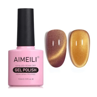 Abbildung von AIMEILI Cat Eye UV Gel, 10ml Gel Nagellack Nail Glitzer DIY Art Maniküre 728