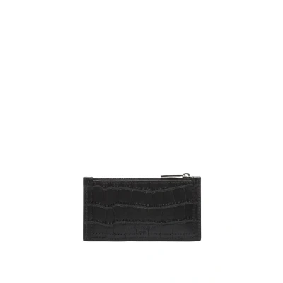Abbildung von Liebeskind Berlin Kroko LOU Kleine AUS IN Krokooptik Geldbörse, Damen, Größe: One Size, Schwarz
