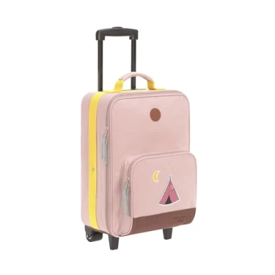 Abbildung von LÄSSIG Kinder Trolley Reisekoffer mit Packriemen und Rollen 18,3 Liter, 46 cm, 3 Jahre/Trolley Adventure Tipi