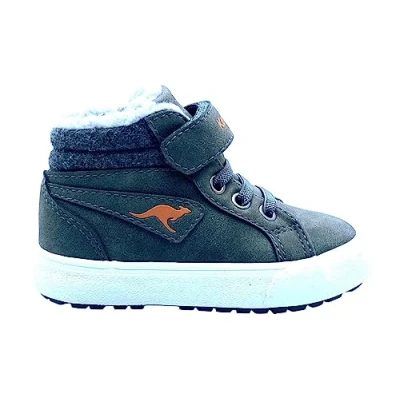 Abbildung von KangaROOS Unisex Kinder K Ten Kangu Sneaker, Steel Grey Flame, 28 EU