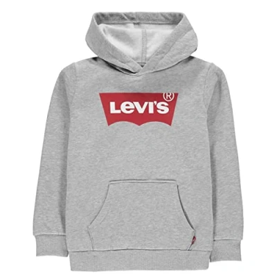 Abbildung von Levi&#039;s Kids batwing screenprint hoodie Jungen Grey Heather 12 Jahre