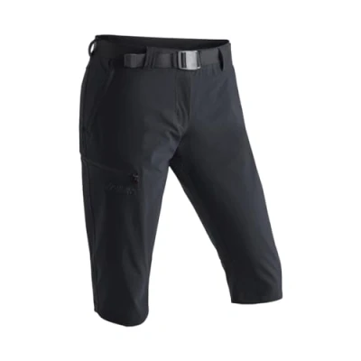 Abbildung von Maier Sports Inara Slim 3/4, Damen Wanderhose, Wasserabweisende Dreiviertelhose für Trekking und Hiking, Enganliegender Schnitt, PFC frei, mSTRETCH pro 4 &amp; Dryprotec, Grau, 46 (W38/L32)