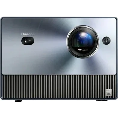 Abbildung von Hisense C1 Smart Mini Projektor 4K UHD Trichroma (65 150 Zoll), Dolby Vision, Atmos, JBL Lautsprecher, VIDAA U6, Airplay, Upscaling, Filmmaker Modus, Game Silber