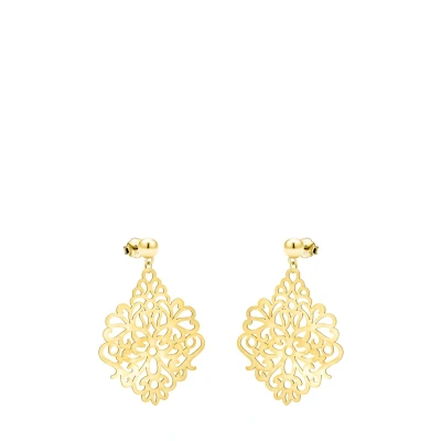 Abbildung von SOFIA MILANI Damen Ohrringe 925 Silber vergoldet/golden Ornament Ohrhänger 20927