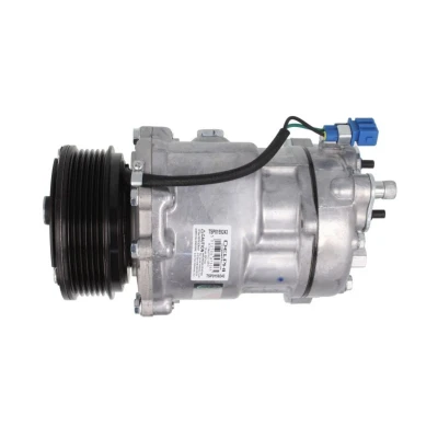 Abbildung von DELPHI TSP0159243 Kompressor Sanden SD6V12 PAG 46 mit Kompressoröl VOLKSWAGEN: Polo III Hatchback, Lupo / 3L