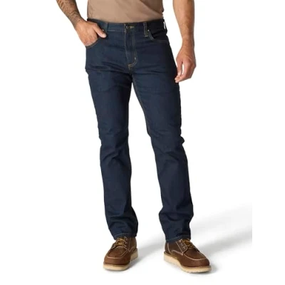 Abbildung von Carhartt, Herren, Rugged Flex® Jeans mit 5 Taschen, gerader Passform und schmal zulaufendem Bein, Erie, W32/L30