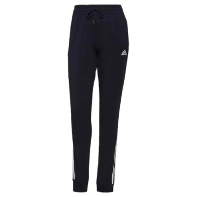 Abbildung von adidas Sportswear Essentials Single 3 Stripes PANT Jogginghose, Damen, Größe: MxStandard, Legend ink/white