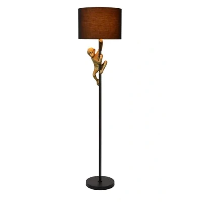 Abbildung von LUCIDE EXTRAVAGANZA CHIMP Stehlampe Ø 35 cm 1xE27 Schwarz