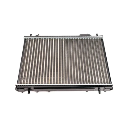 Abbildung von THERMOTEC D7F035TT Kühler, Motorkühlung Aluminium, Kunststoff für Fahrzeuge mit Klimaanlage 375 559 40 Schaltgetriebe Kühlrippen mechanisch gefügt