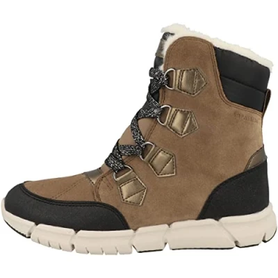 Abbildung von Geox Flexyper GIRL Snowboot/Winterstiefel für Kinder, Größe: 36, Whisky/black Schuhe