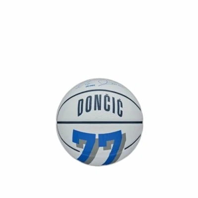 Abbildung von Wilson Basketball, NBA Player Icon Mini, Luka Doncic, Dallas Mavericks, Outdoor und Indoor, 3