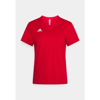 Abbildung von adidas Performance Entrada Tshirt basic, Damen, Größe: XS, Team power red