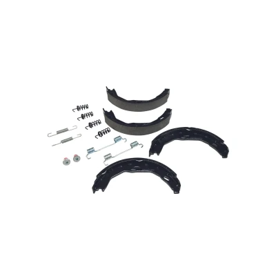 Abbildung von HELLA 8DA 355 050 771 Handbremsbeläge ohne Handbremshebel mit Zubehör MERCEDES BENZ: C Class Saloon, T modell, Coupe