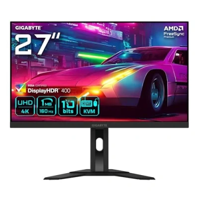 Abbildung von Gigabyte M27UA 27&quot; UHD Gaming Monitor 3840 x 2160, 160Hz, 1ms, 400 cd/m², FreeSync Premium, HDR Ready, HDMI 2.1, DisplayPort 1.4