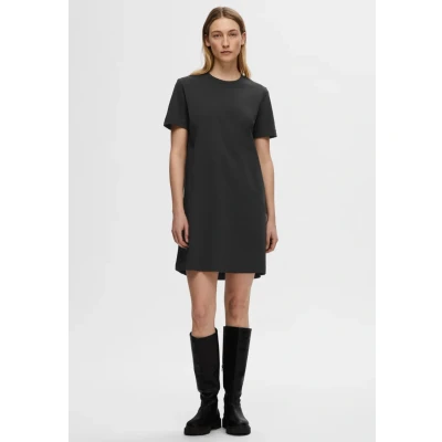 Abbildung von Selected Femme Slfessential Freizeitkleid, Damen, Größe: 34, Black