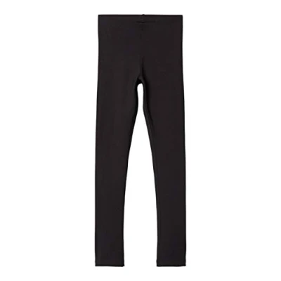 Abbildung von NAME IT Mädchen Basic Leggins Bio Baumwolle schwarz 158
