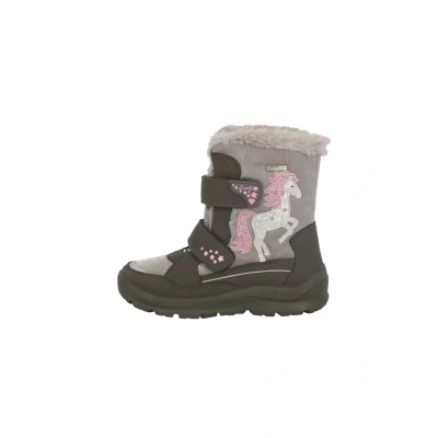 Abbildung von Lurchi Kanani Sympatex Snowboot/Winterstiefel für Kinder, Größe: 31, Steel Schuhe
