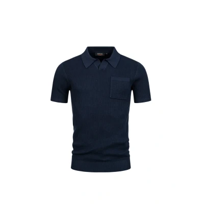 Abbildung von Indicode Jeans Harlo Poloshirt, Herren, Größe: Small, Navy