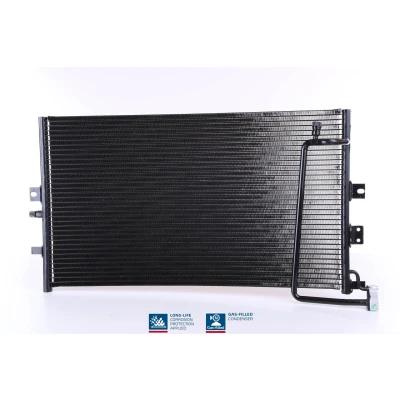 Abbildung von NISSENS 94301 Klimakondensator ohne Trockner Aluminium 640 R 134a