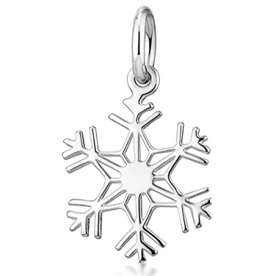 Abbildung von Materia Schneeflocke Anhänger Silber 925 Damen Kette 40 cm echt KA 283 K30 40cm