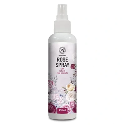 Abbildung von Rose Aromaspray 250ml Aromatherapie Raumspray mit Blütenextrakt Spray zur Aromatisierung der Luft Raumnebel Kissen und Leinenspray Duftspray Natürliches