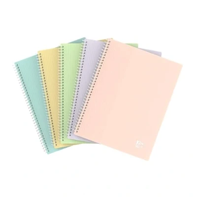 Abbildung von OXFORD School Life A5 Sichtfenster, 40 Hüllen, Polypropylen Deckel, Pastellfarben (rosa, blau, grün, lila, vanille)