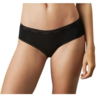 Abbildung von Calvin Klein Damen Hipster Baumwolle mit Stretch, Schwarz (Black), M