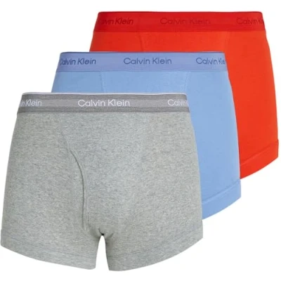 Abbildung von Calvin Klein Underwear Trunk 3 PACK Panties, Herren, Größe: XL, Glacier/grey heather/molten