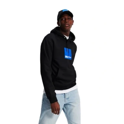Abbildung von Karl Lagerfeld Jeans Regular LOGO Hoodie Unisex Sweatshirt, Größe: XL, Black