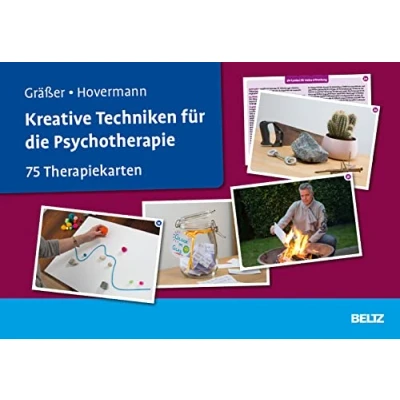 Abbildung von Kreative Techniken für die Psychotherapie: 75 Therapiekarten. Kartenset Mit Karten. 32 seitigem Booklet in hochwertiger Klappkassette, Kartenformat 16,5 x 24 cm. (Beltz Therapiekarten)