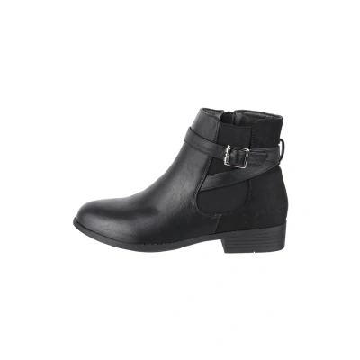 Abbildung von Elara Damen Stiefelette Chelsea Ankle Boots Chunkyrayan C298 Black 38