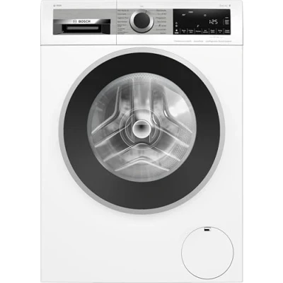 Abbildung von Bosch WGG244F40, Serie 6, Waschmaschine 9 kg, 1400 UpM, i DOS, Fleckenautomatik, Iron Assist für weniger Falten, Speed Perfect, Nachlegefunktion, Active Water Plus, Hygienische Wäsche, AquaStop