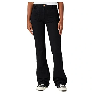 Abbildung von Wrangler Flare Stoffhose, Damen, Größe: 33x34, Retro black