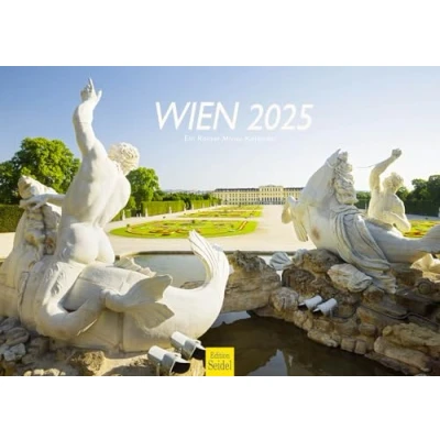 Abbildung von Edition Seidel Premium Kalender Wien 2025 Format DIN A3 Wandkalender Europa Österreich Hauptstadt Schloss Schönbrunn Donau Metropole Skyline Rainer Mirau