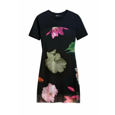 Abbildung von Desigual Freizeitkleid, Damen, Größe: XXS, Black