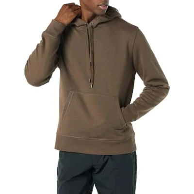 Abbildung von Amazon Essentials Herren Fleece Sweatshirt Mit Kapuze (Erhältlich In Übergröße), Mittel Braun, S