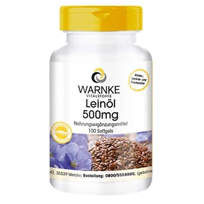 Abbildung von Leinöl 500 mg Kapseln