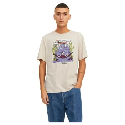Abbildung von JACK &amp; JONES Herren Jorafterlife Tee Ss Crew Neck Sn Poloshirt, Moonbeam, L
