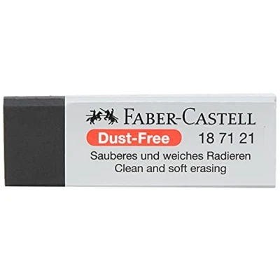 Abbildung von Faber Castell Radiergummi Dust Free, Kuststoff, 5er