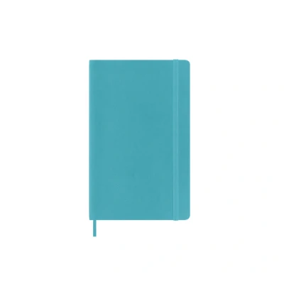 Abbildung von Moleskine Notizbuch Large Liniert Weicher Einband Riffblau