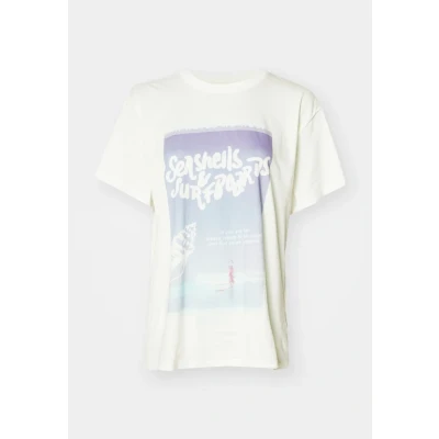 Abbildung von Roxy Hangloose THE SKY Tshirt print, Damen, Größe: Small, Egret