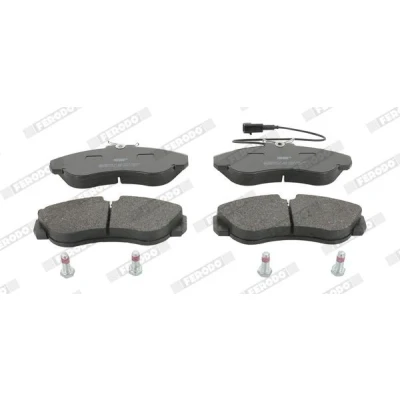 Abbildung von FERODO PREMIER ECO FRICTION FVR1397 Bremsbelagsatz inkl. Verschleißwarnkontakt mit Zubehör FIAT: Ducato II Platform/Chassis, Van