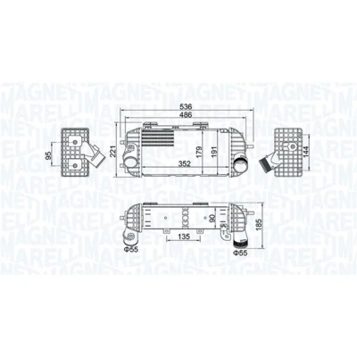 Abbildung von MAGNETI MARELLI 351319205760 Ladeluftkühler