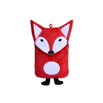 Abbildung von Hugo Frosch Kinder Öko Wärmflasche 0,8 l mit Tierbezug Fuchs Rot