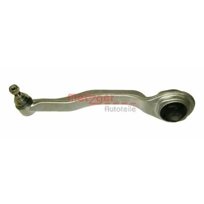 Abbildung von METZGER 58053401 Querlenker KIT + mit Gummilager, Trag /Führungsgelenk Vorderachse links, unten Aluminium MERCEDES BENZ: E Class Saloon