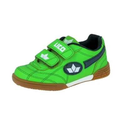 Abbildung von Lico Unisex Kinder Bernie V Hallenschuhe, Grün Marine Weiß, 37 EU