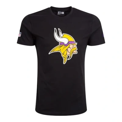 Abbildung von New Era NFL Team Logo Minnesota Vikings T Shirt, Schwarz, 3XL
