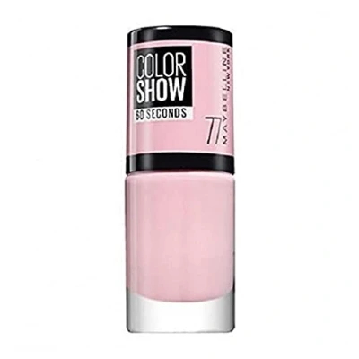 Abbildung von Maybelline New York Make Up Nailpolish Color Show Nagellack Nebline/Ultra glänzender Farblack in leuchtendem Pink, 3 x 7 ml